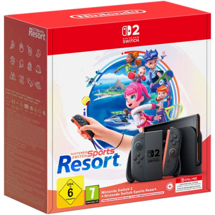 Nintendo Switch 2 + Nintendo Switch Sports Resort + 3 Meses NSO Nintendo Switch 2 + Nintendo Switch Sports Resort + 3 Meses NSO